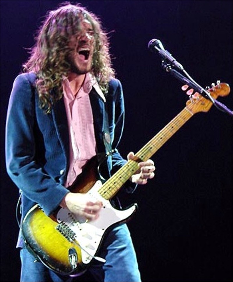 John Frusciante on guitar